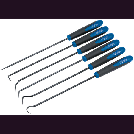 DRAPER 6 piece Long Reach Hook and Pick Set: Model No.LPH SET