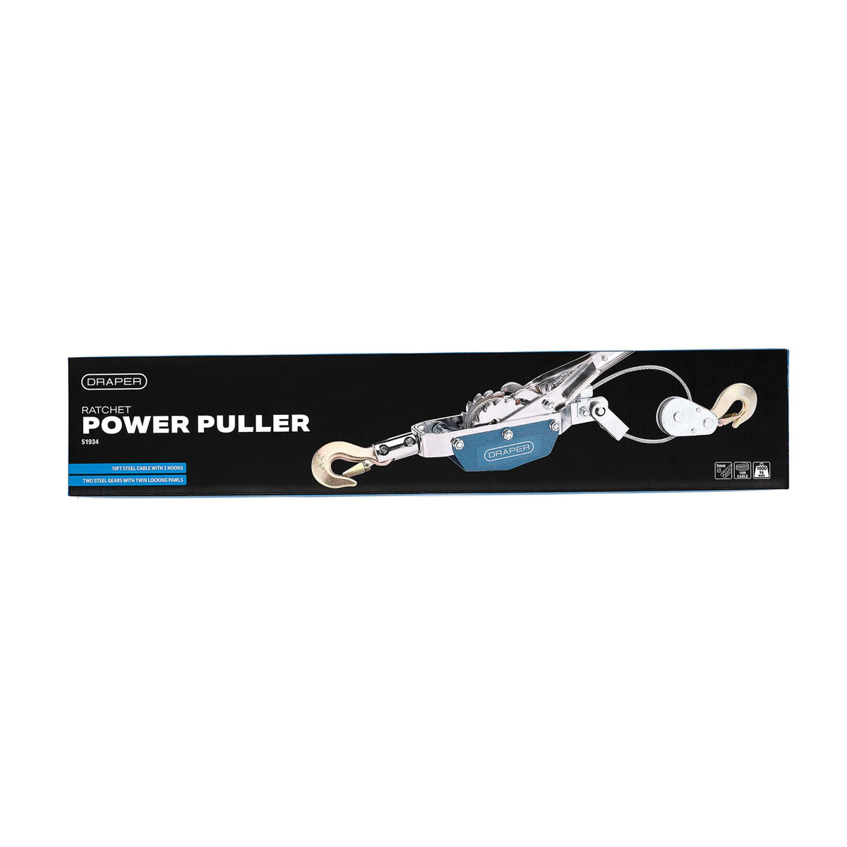 DRAPER 1 Tonne Capacity Ratchet Power Puller: Model No.RPP