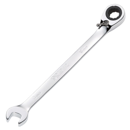 DRAPER 8mm Draper Hi-Torq ; Metric Reversible Ratcheting Combination Spanner: Model No.8230RMMB