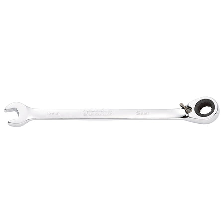 DRAPER 8mm Draper Hi-Torq ; Metric Reversible Ratcheting Combination Spanner: Model No.8230RMMB