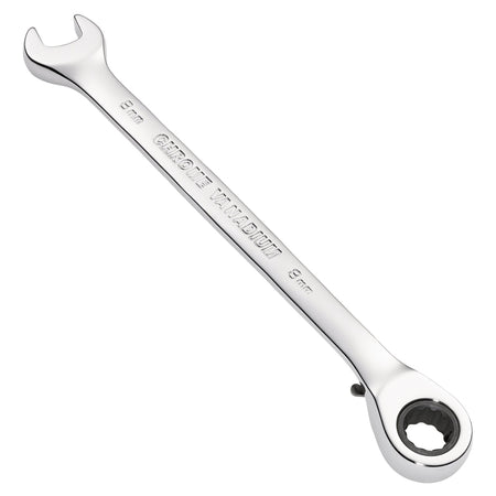 DRAPER 8mm Draper Hi-Torq ; Metric Reversible Ratcheting Combination Spanner: Model No.8230RMMB