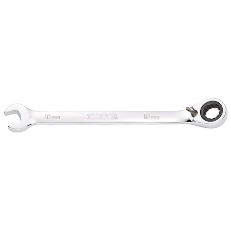 DRAPER 10mm Draper Hi-Torq ; Metric Reversible Ratcheting Combination Spanner: Model No.8230RMMB
