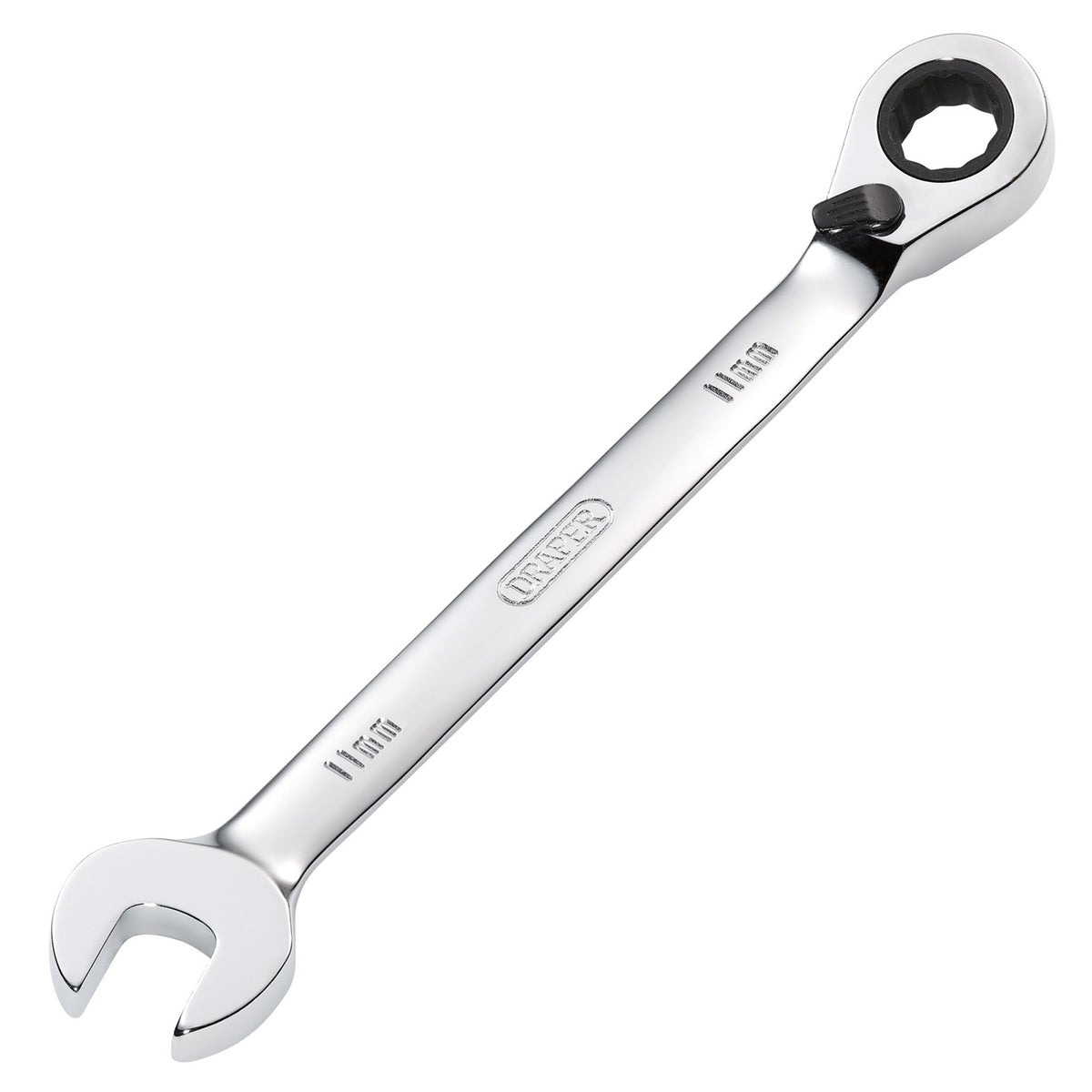 DRAPER 11mm Draper Hi-Torq ; Metric Reversible Ratcheting Combination Spanner: Model No.8230RMMB