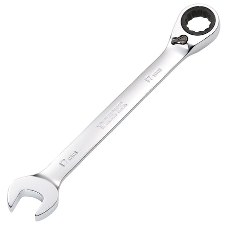 DRAPER 17mm Draper Hi-Torq ; Metric Reversible Ratcheting Combination Spanner: Model No.8230RMMB
