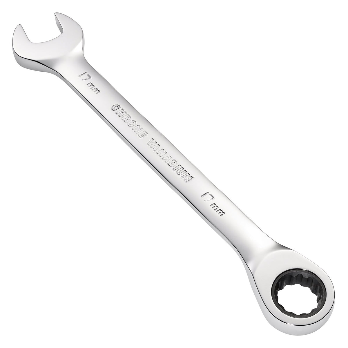 DRAPER 17mm Draper Hi-Torq ; Metric Reversible Ratcheting Combination Spanner: Model No.8230RMMB