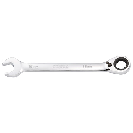 DRAPER 18mm Draper Hi-Torq ; Metric Reversible Ratcheting Combination Spanner: Model No.8230RMMB