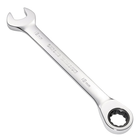 DRAPER 18mm Draper Hi-Torq ; Metric Reversible Ratcheting Combination Spanner: Model No.8230RMMB