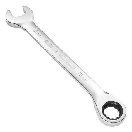 DRAPER 19mm Draper Hi-Torq ; Metric Reversible Ratcheting Combination Spanner: Model No.8230RMMB