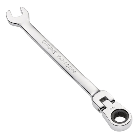 DRAPER 8mm Draper Hi-Torq ; Metric Flexible Head Ratcheting Combination Spanner: Model No.8230FMMB
