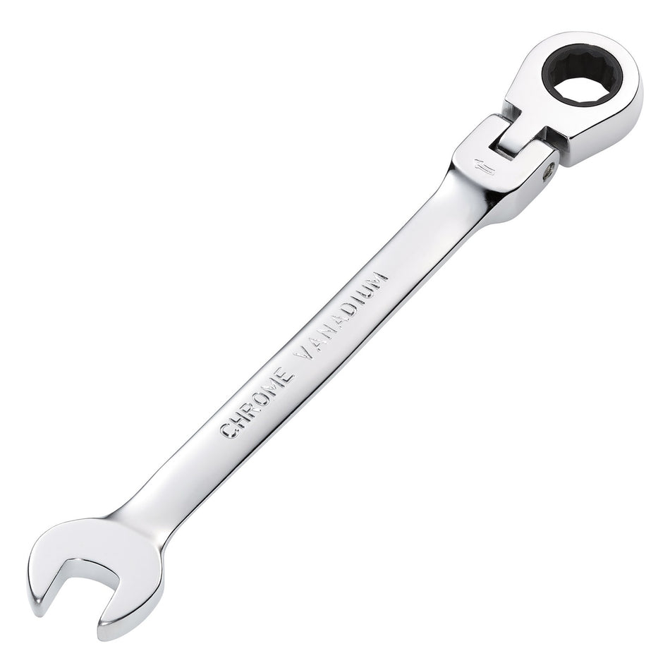 DRAPER 9mm Draper Hi-Torq ; Metric Flexible Head Ratcheting Combination Spanner: Model No.8230FMMB