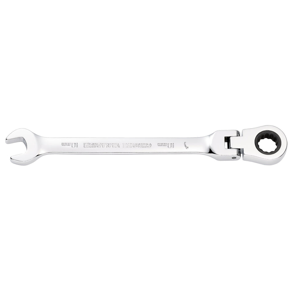 DRAPER 10mm Draper Hi-Torq ; Metric Flexible Head Ratcheting Combination Spanner: Model No.8230FMMB
