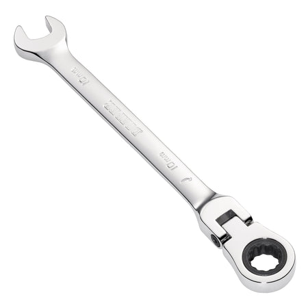 DRAPER 10mm Draper Hi-Torq ; Metric Flexible Head Ratcheting Combination Spanner: Model No.8230FMMB