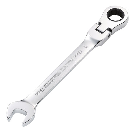 DRAPER 13mm Draper Hi-Torq ; Metric Flexible Head Ratcheting Combination Spanner: Model No.8230FMMB