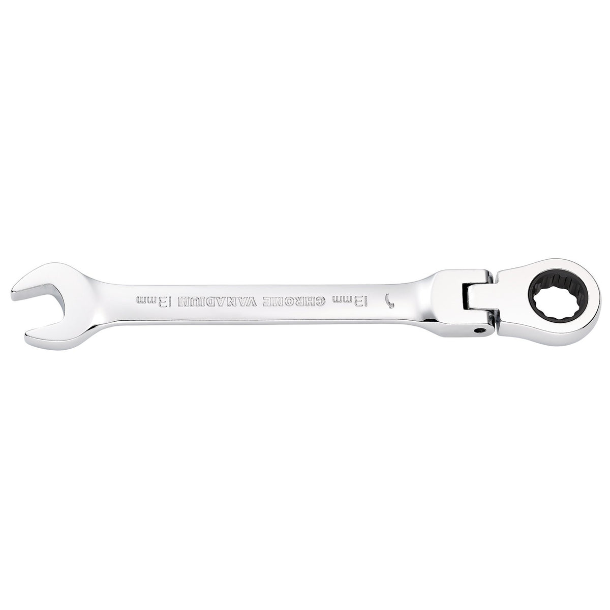 DRAPER 13mm Draper Hi-Torq ; Metric Flexible Head Ratcheting Combination Spanner: Model No.8230FMMB