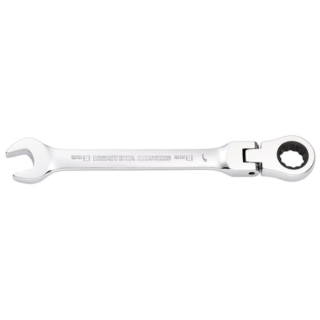 DRAPER 13mm Draper Hi-Torq ; Metric Flexible Head Ratcheting Combination Spanner: Model No.8230FMMB