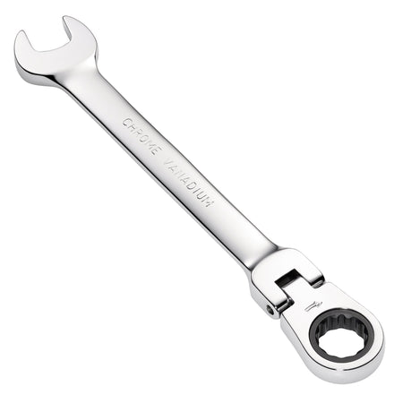 DRAPER 16mm Draper Hi-Torq ; Metric Flexible Head Ratcheting Combination Spanner: Model No.8230FMMB