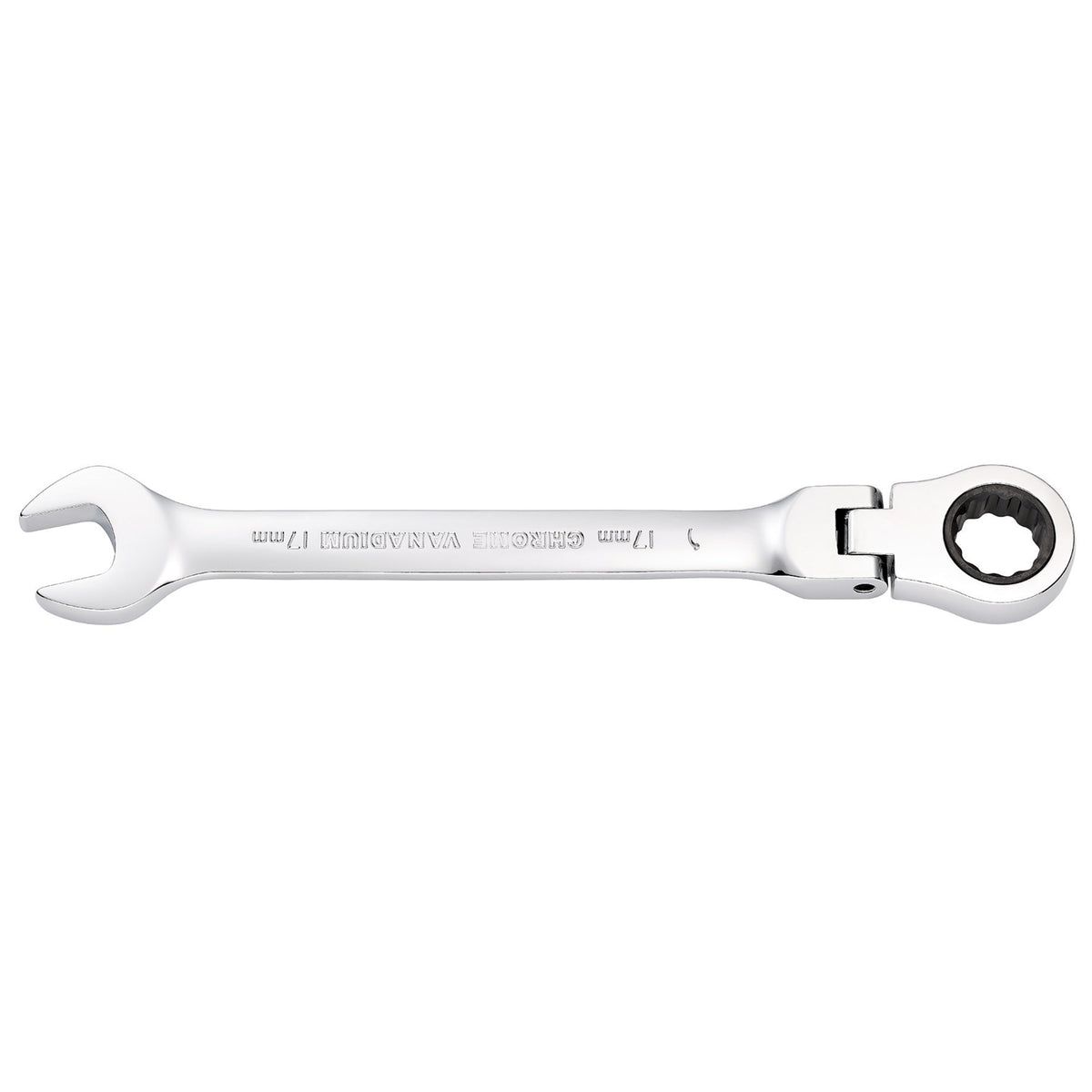 DRAPER 17mm Draper Hi-Torq ; Metric Flexible Head Ratcheting Combination Spanner: Model No.8230FMMB