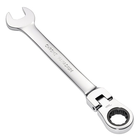 DRAPER 18mm Draper Hi-Torq ; Metric Flexible Head Ratcheting Combination Spanner: Model No.8230FMMB