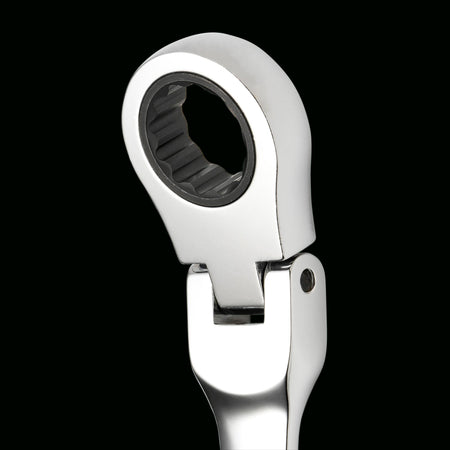 DRAPER 19mm Draper Hi-Torq ; Metric Flexible Head Ratcheting Combination Spanner: Model No.8230FMMB