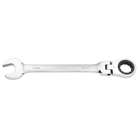 DRAPER 30mm Draper Hi-Torq ; Metric Flexible Head Ratcheting Combination Spanner: Model No.8230FMMB