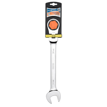 DRAPER 30mm Draper Hi-Torq ; Metric Flexible Head Ratcheting Combination Spanner: Model No.8230FMMB