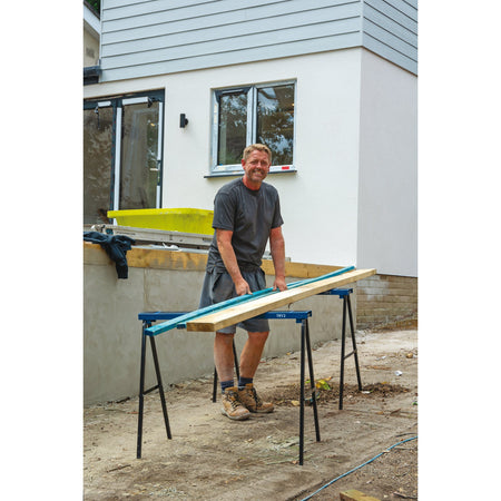 DRAPER 1000 x 800mm Pair of Fold Down Trestles: Model No.TRY2