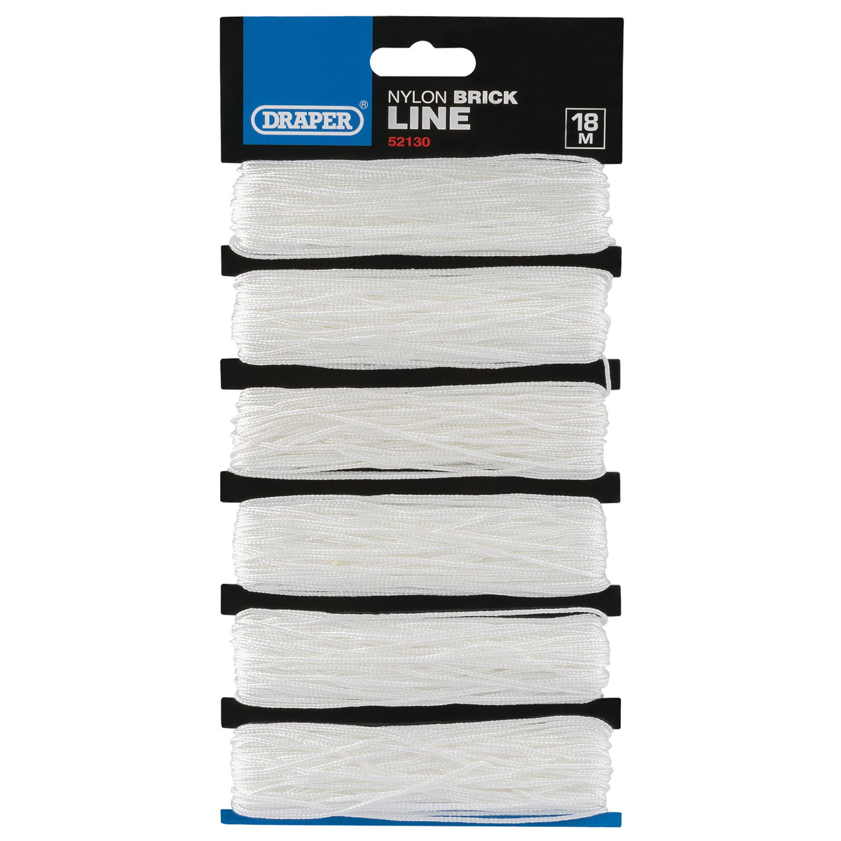 DRAPER 6 x 18M Nylon Brick Line Hanks: Model No.4807