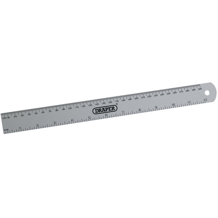 DRAPER 300mm/12in. Aluminium Rule: Model No.D19