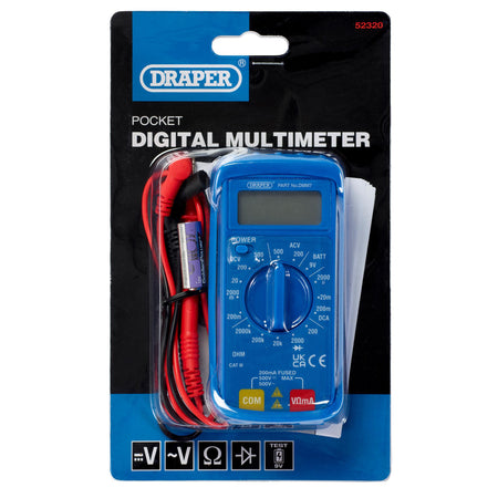 DRAPER 16 Function Digital Multimeter: Model No.DMM7