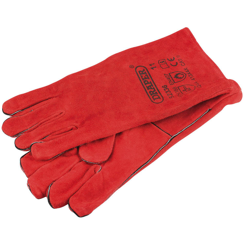 DRAPER Leather Welders Gauntlets: Model No. LWG/B