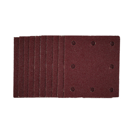 1/4 Sanding Sheets with Hook and Loop, 115 x 105mm, 40 Grit (Pack of 10): Model No. SSA1