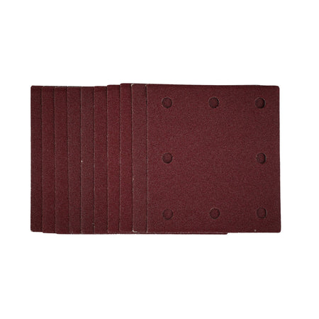 1/4 Sanding Sheets with Hook and Loop, 115 x 105mm, 80 Grit (Pack of 10): Model No. SSA1