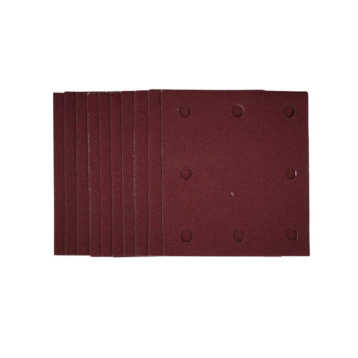 1/4 Sanding Sheets with Hook and Loop, 115 x 105mm, 120 Grit (Pack of 10): Model No. SSA1