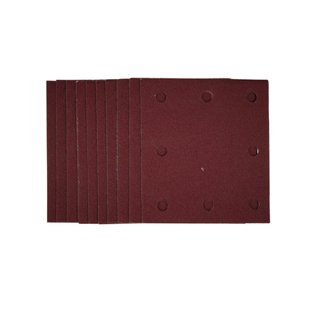 1/4 Sanding Sheets with Hook and Loop, 115 x 105mm, 120 Grit (Pack of 10): Model No. SSA1