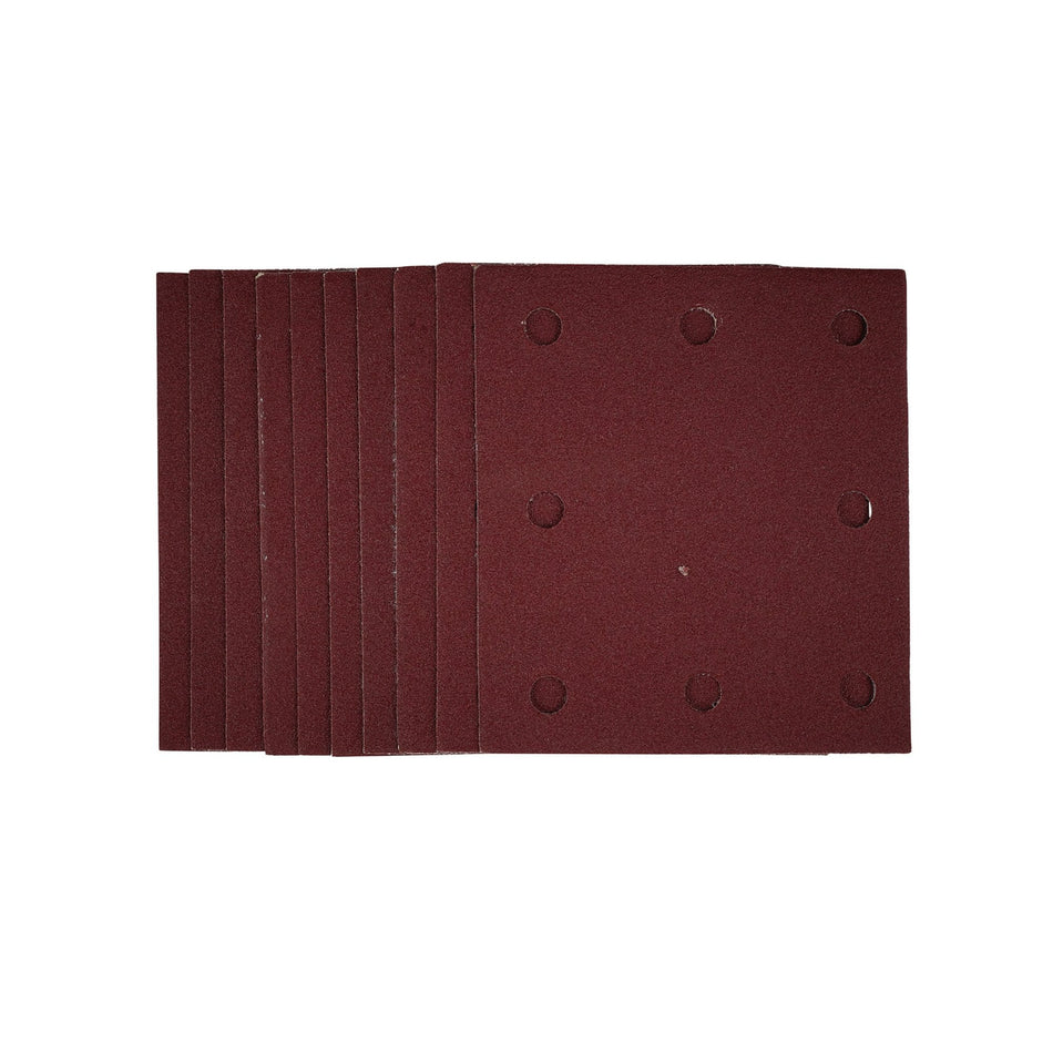 1/4 Sanding Sheets with Hook and Loop, 115 x 105mm, 120 Grit (Pack of 10): Model No. SSA1