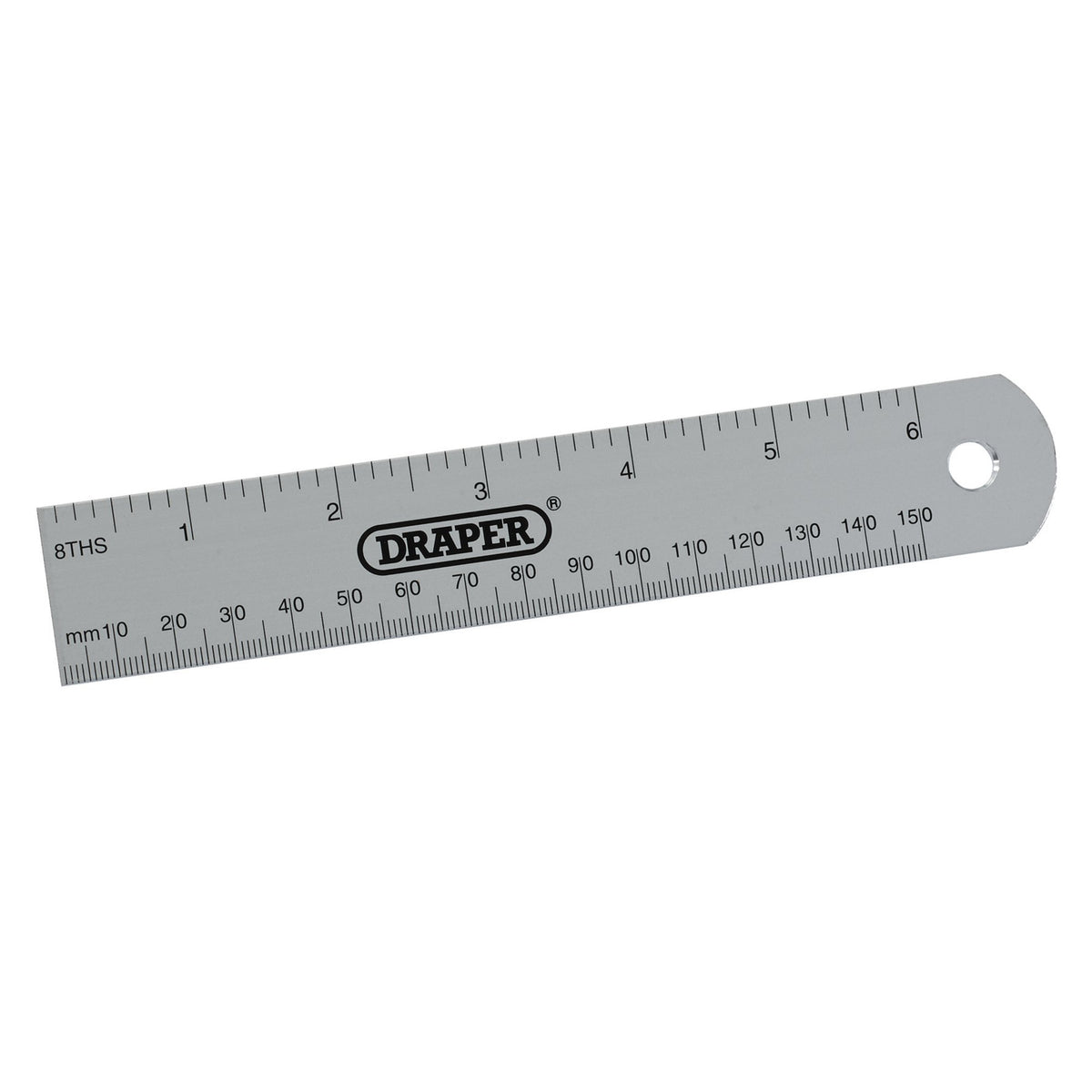 DRAPER 152mm/6in.Aluminium Rule: Model No.D19