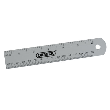 DRAPER 152mm/6in.Aluminium Rule: Model No.D19