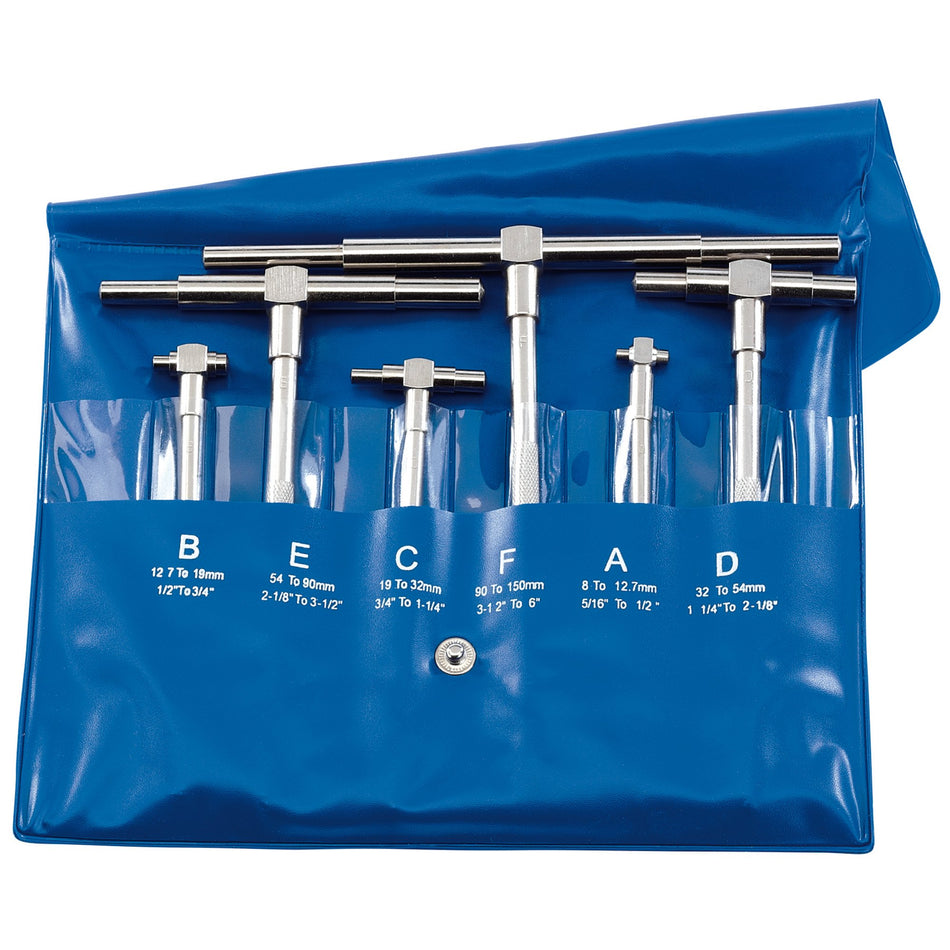 DRAPER Expert 6 Piece Telescopic Gauge Set: Model No.PTGS