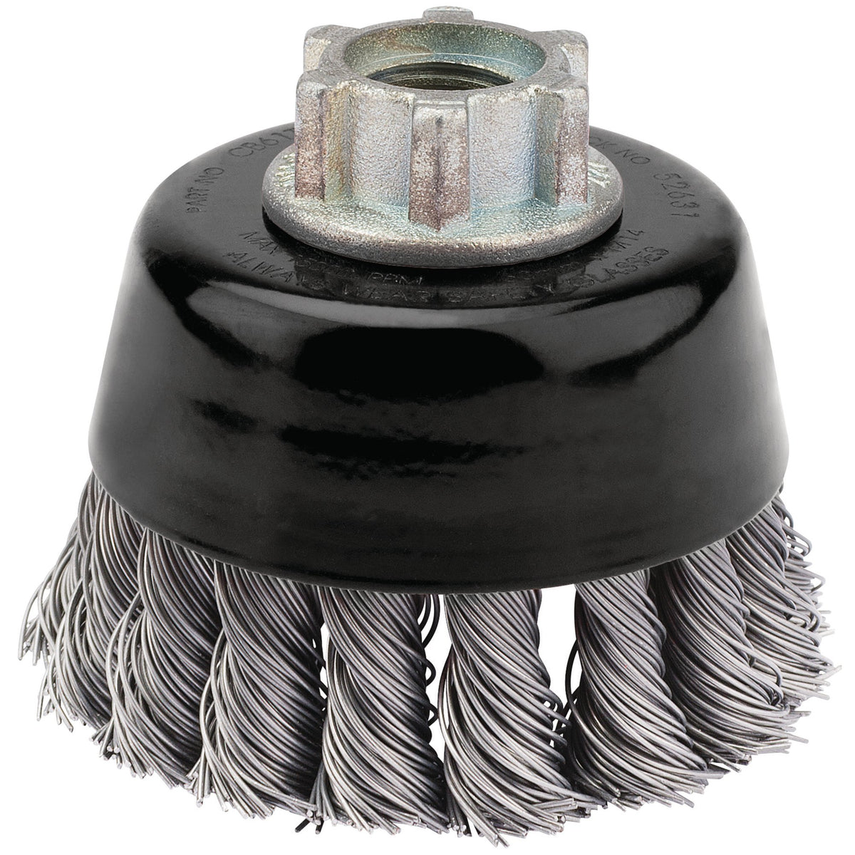 DRAPER Expert 60mm x M14 Twist Knot Wire Cup Brush: Model No.CB61T