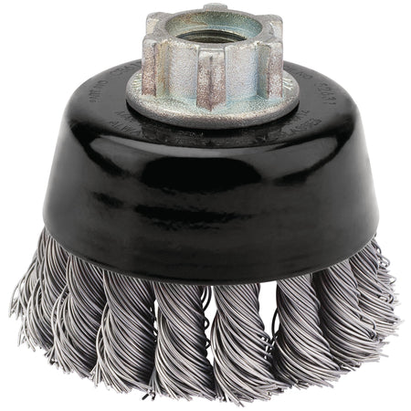DRAPER Expert 60mm x M14 Twist Knot Wire Cup Brush: Model No.CB61T