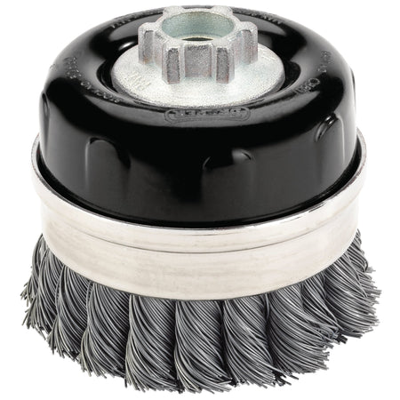 DRAPER Expert 80mm x M14 Twist Knot Wire Cup Brush: Model No.CB80T