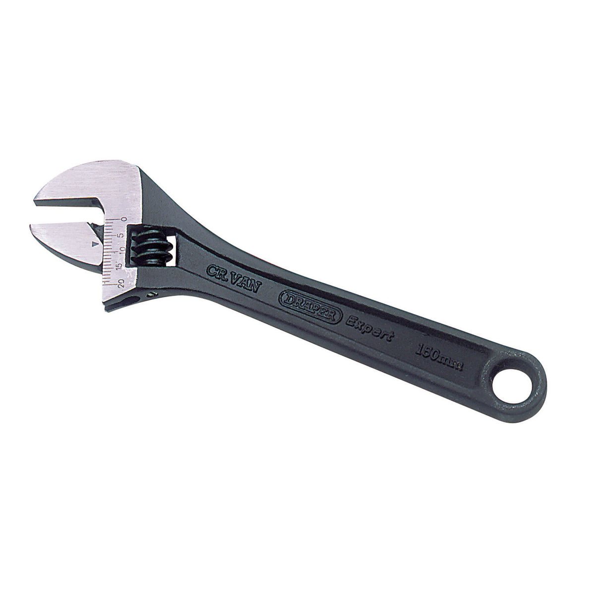 DRAPER Expert 150mm Crescent-Type Adjustable Wrench with Phosphate Finish: Model No.365