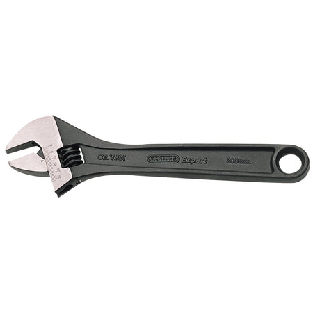 DRAPER Expert 200mm Crescent-Type Adjustable Wrench with Phosphate Finish: Model No.365