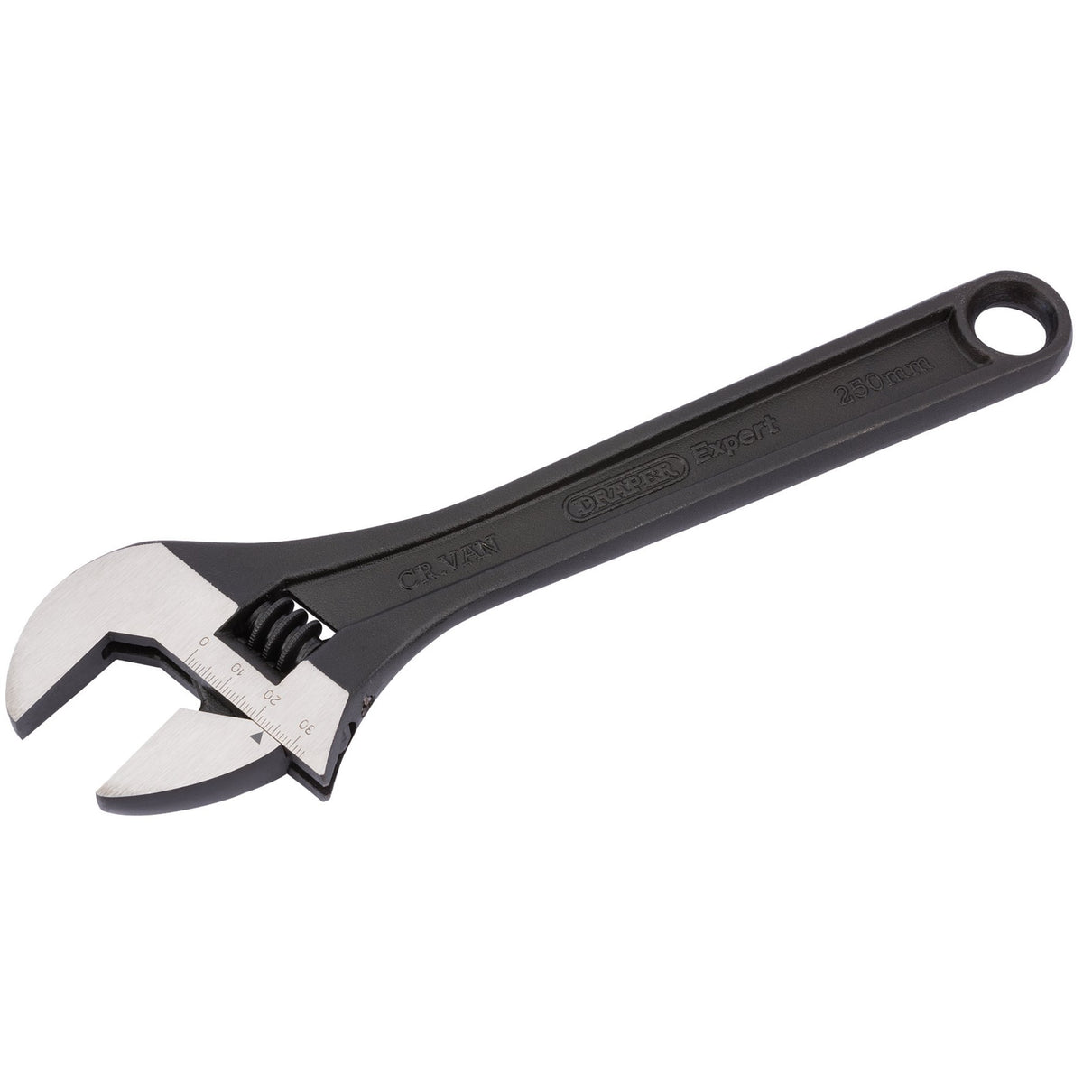 DRAPER Expert 250mm Crescent-Type Adjustable Wrench with Phosphate Finish: Model No.365