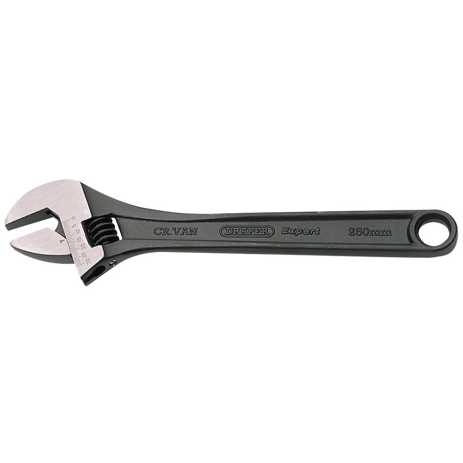 DRAPER Expert 250mm Crescent-Type Adjustable Wrench with Phosphate Finish: Model No.365