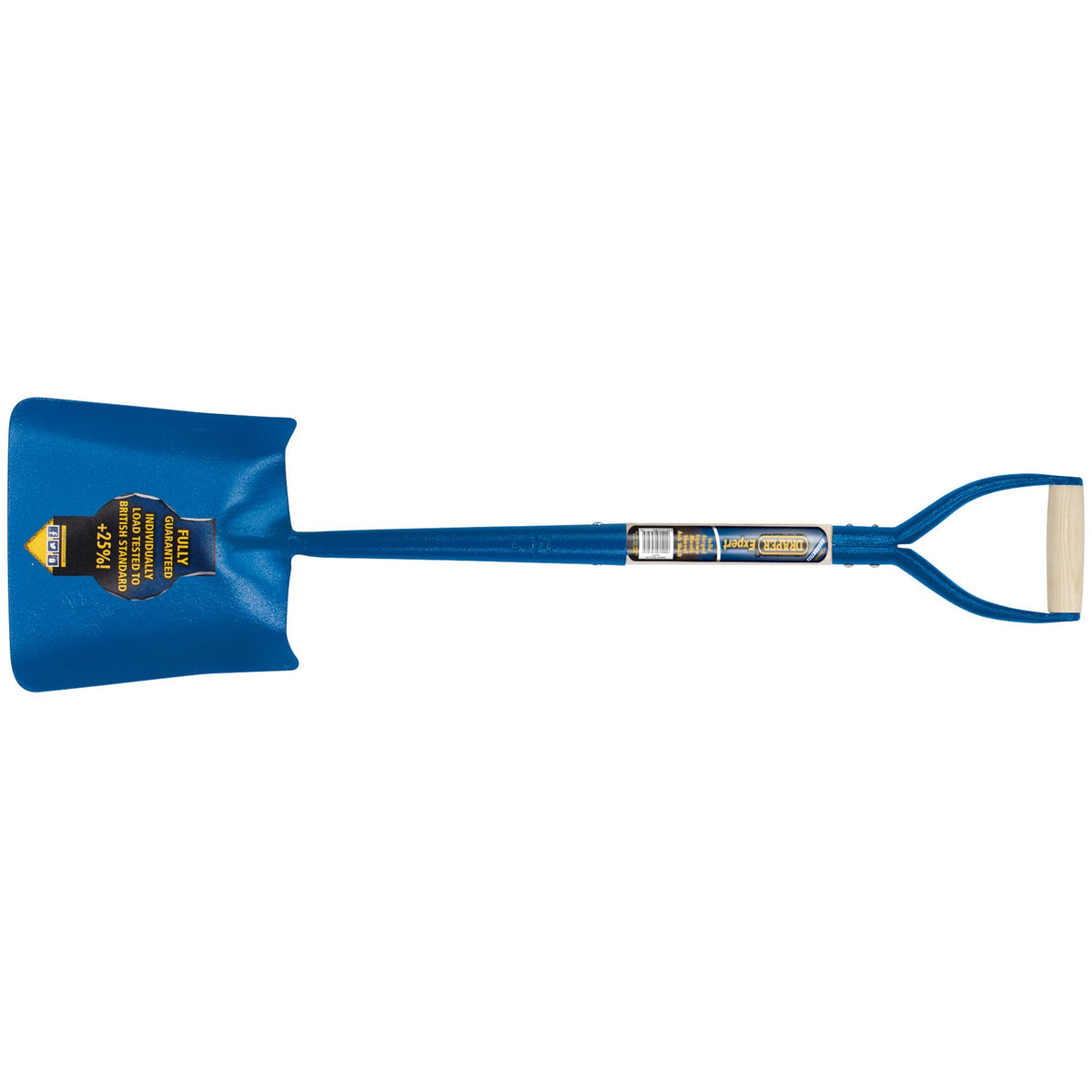 DRAPER Solid Forged Square Mouth Shovel with Ash Shaft and MYD Handle: Model No.SMSSS-WH