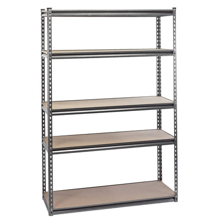 Draper Heavy-Duty Steel Shelving Unit - Five Shelves (L1220 x W610 x H1830mm) Model No. MSUHD183