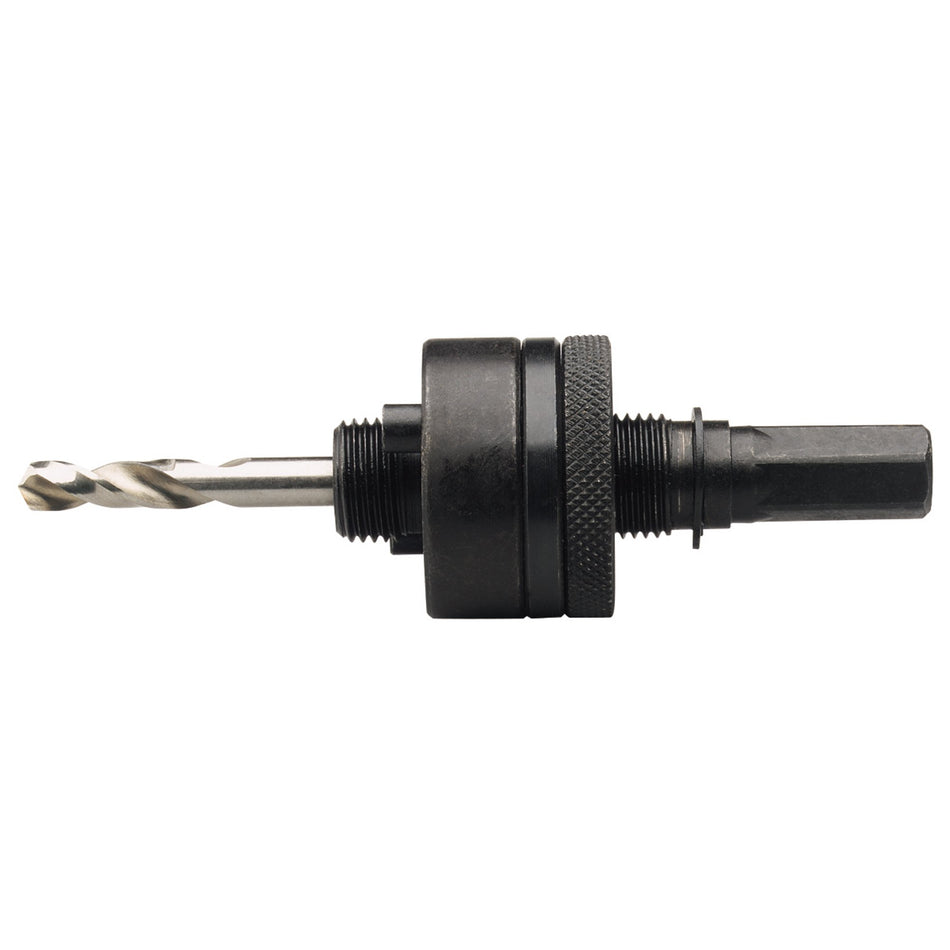 DRAPER Expert 7/16in. Hexagonal Holesaw Arbor with HSS Pilot Drill and Quick Release for Holesaws 32mm - 150mm: Model No.HSA2