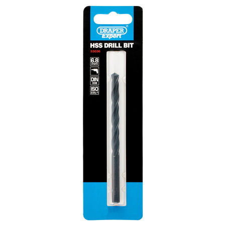 DRAPER Expert 6.8mm HSS Twist Drill for 8 x 1.25 Taps: Model No.H29MPTS/B