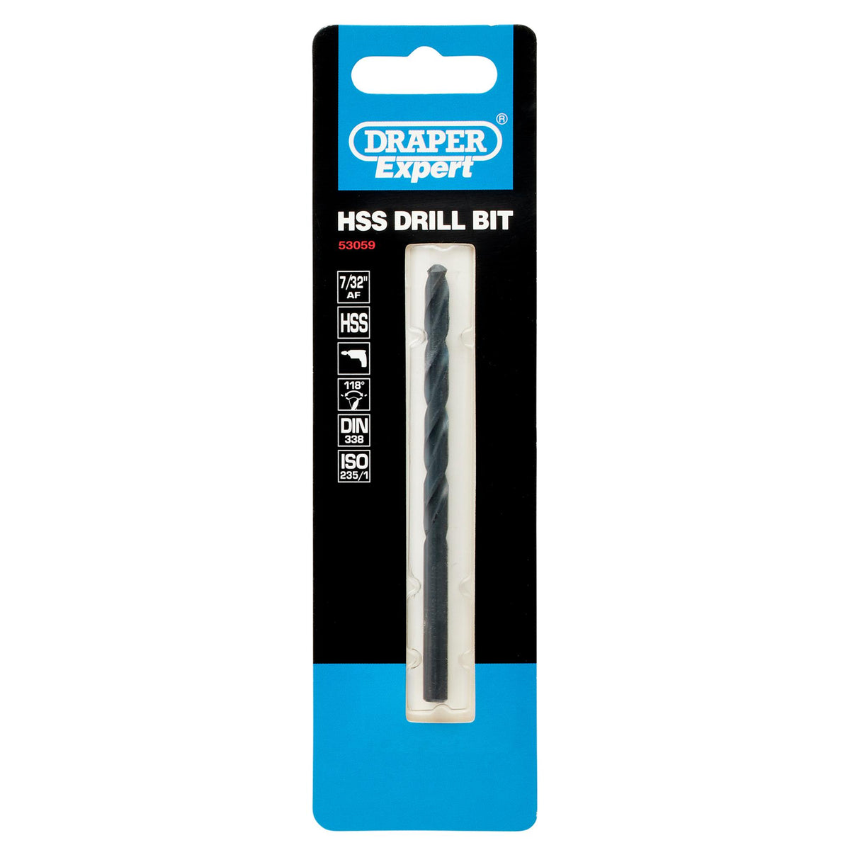 DRAPER Expert 2 x 7/32in. HSS Drill: Model No.H29PS/B